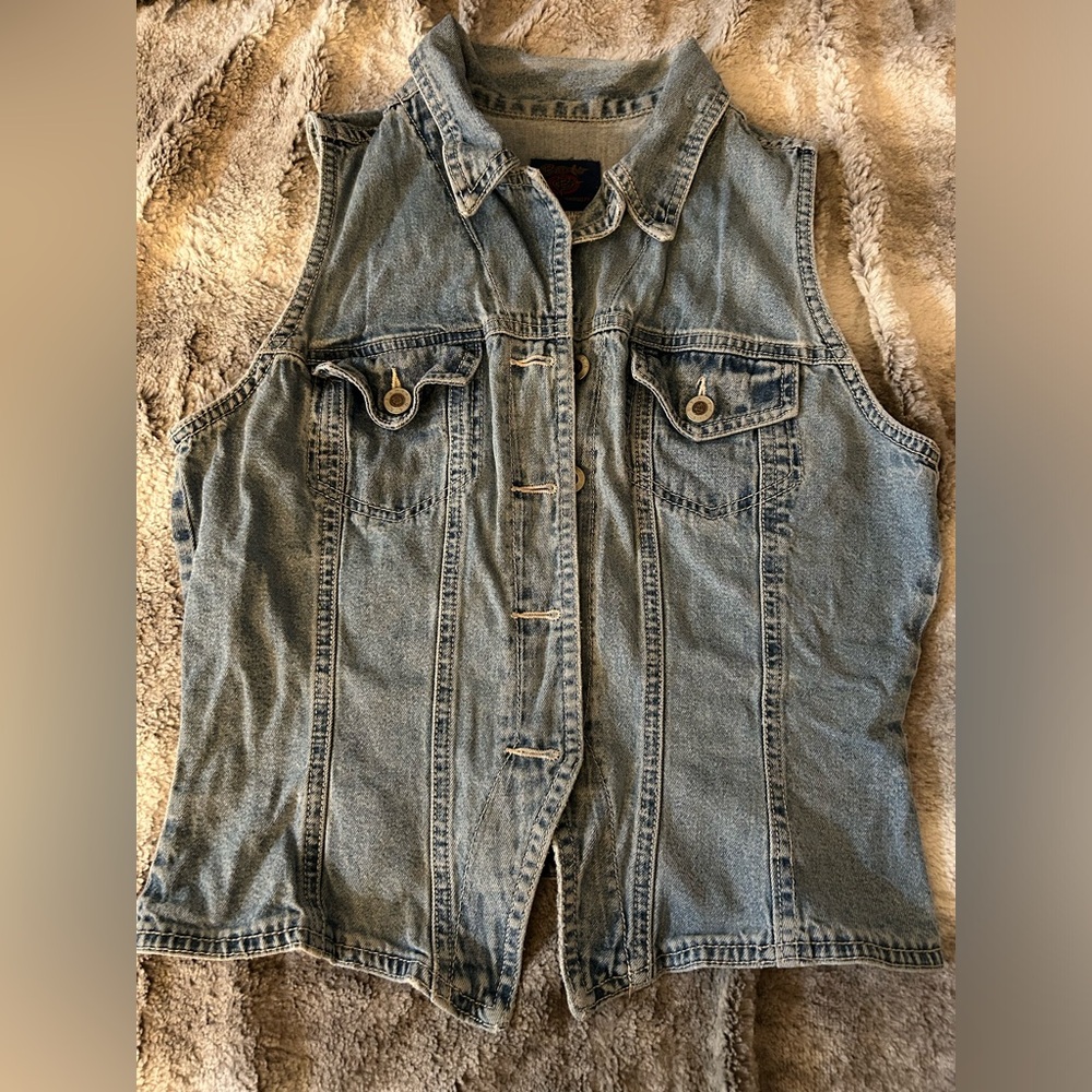 Baxis 100% Cotton Denim Vest